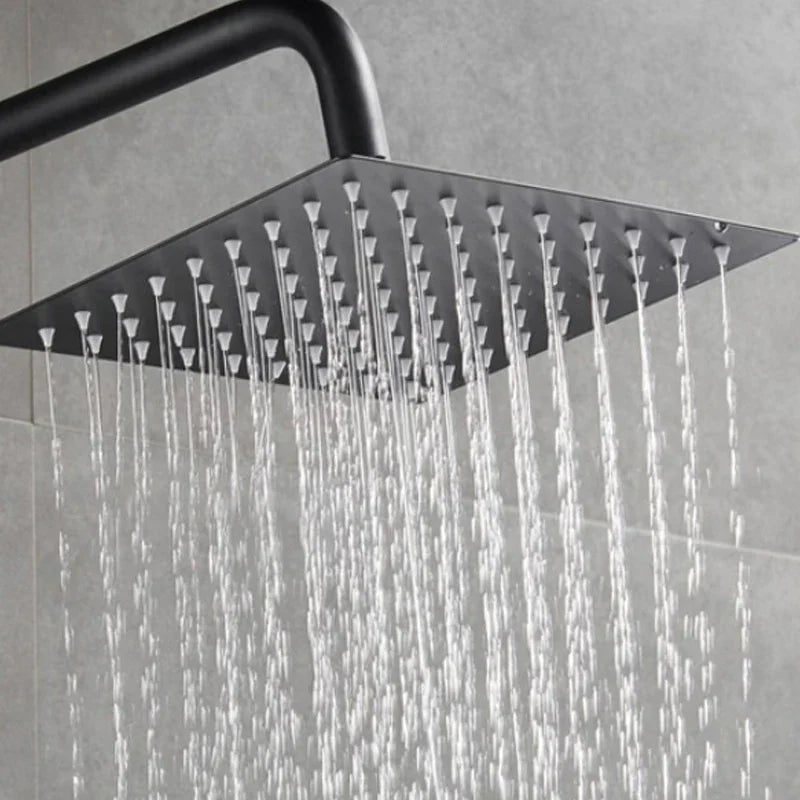 Black Bathroom Shower Set